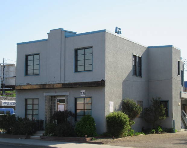 The original Blue Cross Animal Hospital, a designated historic resource in Edmonton